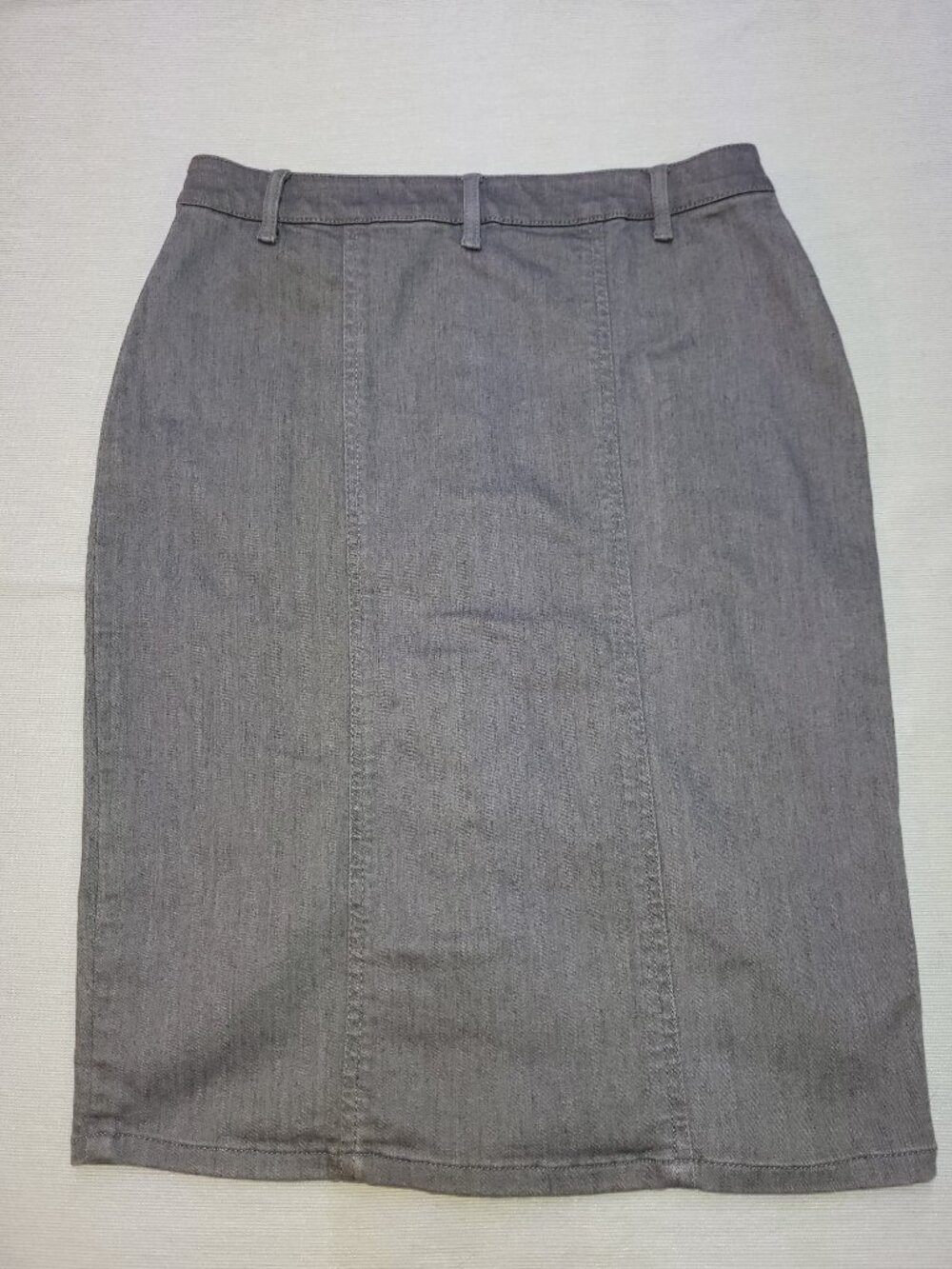 Banana Republic Gray Button Front Pencil Skirt Women's Size 6 - Picture 6 of 11